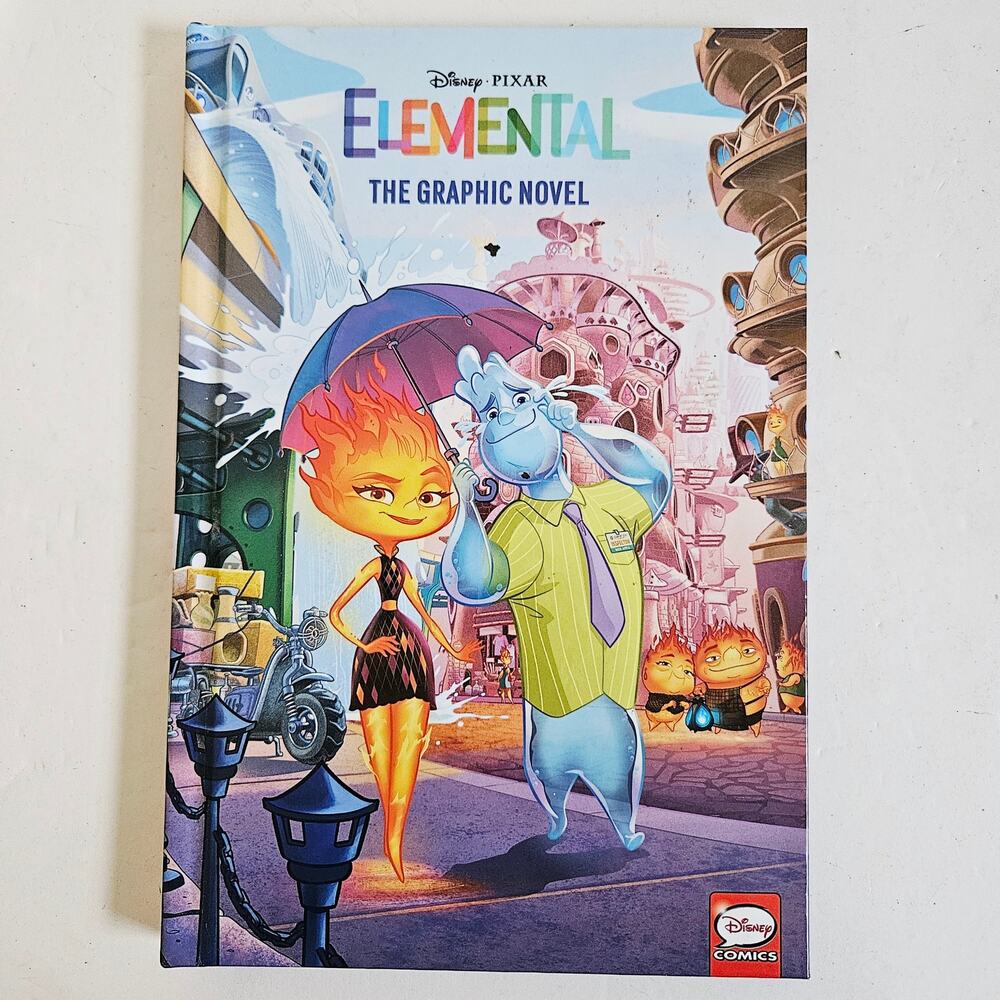 Disney Pixar Elemental Graphic Novel Book Movie Inspired Elemental City